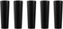 MRbrew 5 PCS Plastic Beer Tap Handles | Black Faucet Handles Fitting Standard American Threading