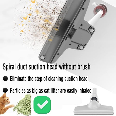 Corded Stick Handheld Vacuum Cleaner with 26ft Cord, Electric Broom for Pet Hair and Hardwood Floor Cleaning