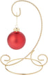Bard's Small Twisted Gold-toned Ornament Stand, 7" H x 5.125" W x 5.125" D