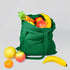 NPBAG 5 Pack Green Cotton Tote Bags 15'' x 16'' - Lightweight Blank Bulk Cloth Bags with 1pc PTFE Teflon Sheet