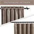 84 inches 52 84, 1 RYB Home Taupe Velvet Curtains Long for Bedroom, Super Soft Room Darkening Thermal Insulating Window