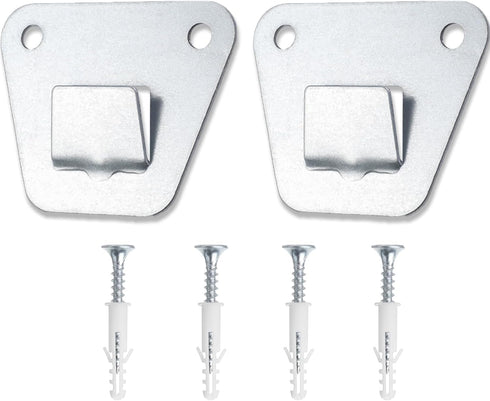 2-Set Heavy Duty Wall Fan Mounting Bracket, Solid Steel Fan Wall Mount with Fastening Screws