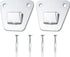 2-Set Heavy Duty Wall Fan Mounting Bracket, Solid Steel Fan Wall Mount with Fastening Screws