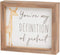 Collins Wood Framed Box Sign for Kids Decor Baby Room Child's Decoration (Giraffe