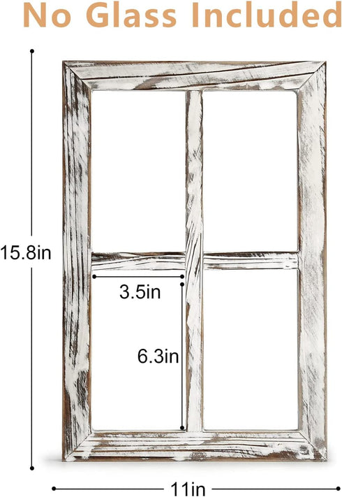 CALIFORNIA CADE ELECTRONIC Rustic Wall Decor, Barnwood Frames for Home or Outdoor, Set of 2