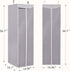 STORAGE MANIAC 2-Pack Hanging Garment Bag, Zipper Cover with Clear Window for Closet Storage of Dresses and Suits