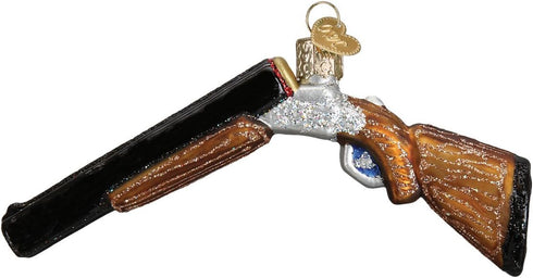 Old World Christmas Ornaments - Gun Collection Glass Blown Ornaments for Christmas Tree, Shotgun