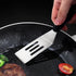 2 Pack Small Metal Spatula, Mini Stainless Steel Spatula for Flipping and Baking with Non-Slip Handle