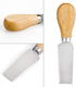 GLE2016 8 Set PCS Cheese Knives, with Wood Handle Stainless Steel Cheese Slicer Cheese Cutter,include:Mini Knife