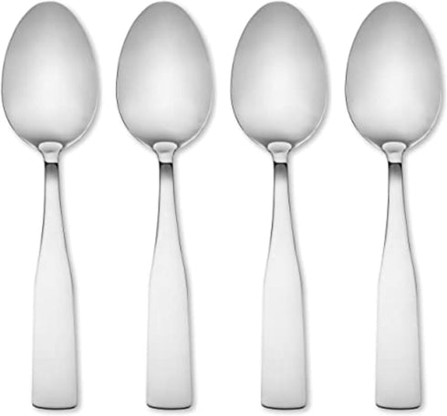 Hampton Forge Bristol Satin 4Pk Dinner Spoons/Color Card, 0.35 LB, Metallic