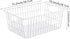 Set of 4 Redrubbit Wire Storage Baskets, Large Farmhouse Metal Freezer Organizer Bins with Handles for Kitchen