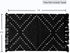 LIVEBOX Boho Bathroom Rug 2' x 3' Washable Black Rug Small Moroccan Throw Rug for Bath,Cotton Woven Area Rug Carpet with Tassel for Entryway Kitchen Sink Front Door