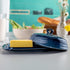 Countertop, Hasense Butter Dish with Lid, Ceramic Butter Dish with Cover for Porcelain Butter Keeper with Handle Design