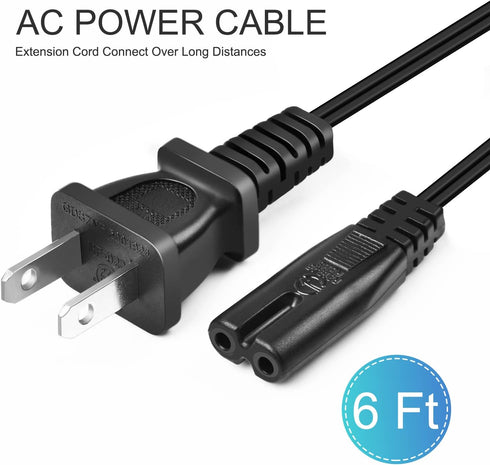 Power Recliner Power Supply Kit, 4-Piece Universal Dual Transformer with AC Power Cord, DC Extension Cable