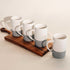 12oz Set 4 MORA Ceramics Coffee Mug of - Ceramic Tea Cups with Handle - Microwave and Dishwasher Safe, Perfect For Cup