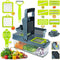 Kitchen Vegetable Slicer, 14 in 1 Vegetable Chopper, Manual Multifunctional Food Chopper Container for Various