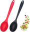 2 Pcs Silicone Nonstick Mixing Spoon, Heat Resistant Cooking Utensils for Kitchen Cooking and Baking