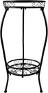 NOAMOO Metal Plant Stand 2 Tier Indoor Outdoor, Tall Flower Pot Shelf Rustproof