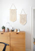 Mkono 2 Pcs Macrame Wall Hanging, Boho Wall Art Decor, Chic Bohemian Room Decor for Bedroom and Living Room