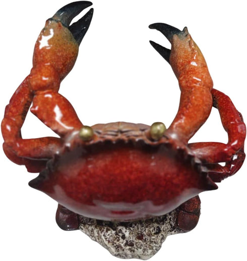 Counters Crab Wine Bottle Holder: Marine Life Inspired Wine Rest Statue for Tabletops and Unique Home Decor and Ideal