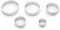 Fox Run Circle Cookie Cutter Set, 1 x 4 x 4 inches