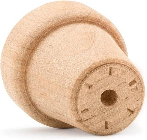 Woodpeckers Mini Wood Flower Pot 5/8-inch x 9/16-inch, Pack of 24 Unfinished Mini Flower Pots