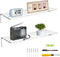 Sezanrpt 17 Inches Acrylic Shelves, Wall Mounted Shelves for Bedroom, Wall Display