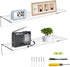 Sezanrpt 17 Inches Acrylic Shelves, Wall Mounted Shelves for Bedroom, Wall Display