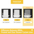 Clear PEVA Plastic Shower Curtain Liner 72" x 72" Premium Lightweight with Rustproof Metal Grommets and Weighted Magnet