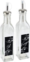 TopNotch Outlet Oil and Vinegar Dispensers - 2-Piece Oil and Vinegar Glass Bottle Set