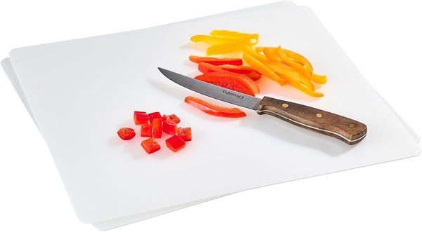 Disposable Cutting Board Sheets - 11"x14" Flexible Plastic Mats (8 Pack)