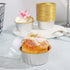 EUSOAR Cupcake Liners with Lids, 30pcs 5oz Disposable Aluminum Foil Ramekins for Baking, Dessert Cups with Lids