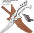 ANDONG Heavy Duty Professional Kitchen Scissors - Ultra Sharp Spring Loaded Stainless Steel Multipurpose Shears for