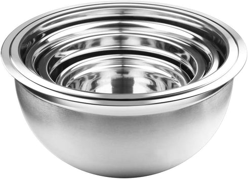 YBM Home Deep Professional Quality Stainless Steel Mixing Bowl For Serving Mixing Cooking Baking ( 5 Quart ) by YBM HOME