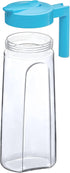 Amazing Abby Slim Tritan Pitcher 64 oz, Unbreakable Plastic Water Pitcher with Lid, BPA-Free, Dishwasher-Safe