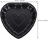 Yardwe 2pcs Round Nonstick Baking Metal Heart Shape Cake Pans for Fondant, Cookie, Chocolate, Cupcake