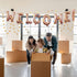 16inch WELCOME Letter Balloons, Rose Gold Alphabet Foil Mylar Balloons for Party Decoration Supply