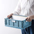 Phyllia 4 PC Plastic Baskets for Shelf, Stackable Storage Bin Organizer for Home Kitchen