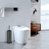 Toilet Plunger with Holder for Bathroom, Powerful Efficient Suction Cup, Heavy Duty Deep Cleaning Tool