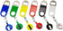 Retractable Flat Beer Bottle Opener with Belt Clip for Bartenders, Waiters, Multi Colors 6-Pack