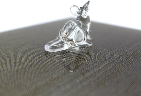 Mouse Micro Tiny Figurines - Hand Blown Glass Art Animals Collectible Gift Home Décor