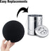 ddLUCK 6 Pack Kitchen Compost Bin Filter - Round Activated Carbon Filters for Odor Removal, 1cm Thickness