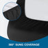 Cot Sheets 30" x 80", Fitted Mattress Sheet for Narrow Twin, Camping Cot, Super Soft Microfiber, Black