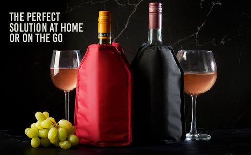 High-Quality Solid Gel Wine Cooler Sleeve, Reusable Wine Bottle Sleeve, White