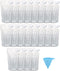 20 Pcs Reusable Sneak Travel Drinking Alcohol Flask Concealable Plastic Flasks with Funnel (16 oz)