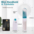 Personal Handheld Fan, Mini Portable Pocket Fan, USB Rechargeable for Home, Sports, Outdoor Travel, 2 Speed (Turquoise)