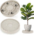 2 Pack Plant Caddy with Wheels,12" Rolling Plant Stand 165 LBS Heavy
