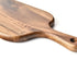BILL.F Acacia Wood Cutting Board with Handle Small Size Long Wooden Charcuterie Board Paddle Cheese Board Serving Boards for Kitchen Meat, Pizza,Cheese, Bread, Vegetables &Fruits 16'' x 4.7'' x 0.6''