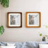 4x4 3x3 4x4,Square Natural Picture Frame Wood with Mat for Pictures or Wall Photo Frames Made of Solid Walnut Wood