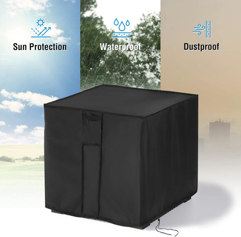 18''L 18''W x18''H Kingling Outdoor Cooler Table Cover for Keter Cooler Tables, Waterproof Patio Storage Cooler Table